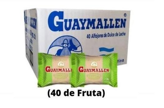 Alfajor GUAYMALLEN Simple Fruta (CAJA x 40u.)